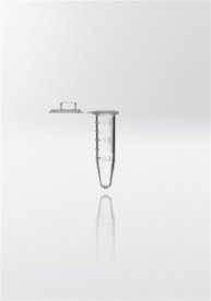 Microcentrifuge tube PP, 0,5ml, attached cap, heat-resistant, transparent, grad., writ. area, 5000 pcs