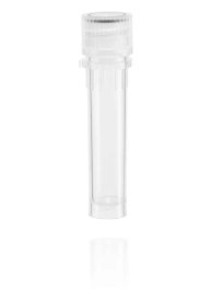 Micro screw cap tube PP, skirted, 2ml, with enclosed screw cap PP with O-ring, tube natural, cap transparent, -196°C - 121°C, ma
