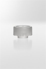 Screw cap HDPE, for mailing container 11-162-0100 ,30x126mm, with rim, natural