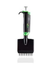 GTS-pipette, 8-channel, variable, 0,5-10µl, color code grey, CE