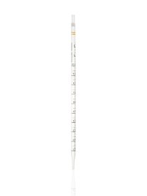 Serological pipette PS, 10ml, big orifice, single peelpack, transparent, color code: orange, grad. np pcr ready, sterile R. 200