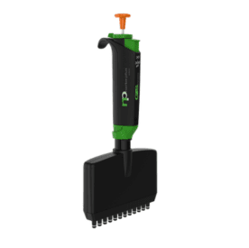 np GTS-pipette, 12-channel, variable, 30-300µl, color code orange