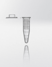 Microcentrifuge tube PP, premium surface, 1,5ml, attached cap, heat-resistant, transparent,, grad., writ. area, sterile R, max. 