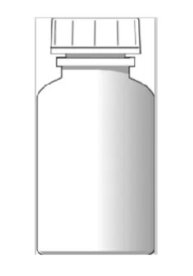 TB-burk, provburk 200ml med skruvkork