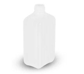Flaska 250ml, HDPE, rektangulär (separat kork EBR49000200)