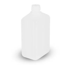 Flaska 500ml, HDPE, rektangulär (separat kork EBR49000210)
