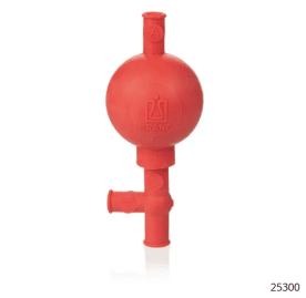 Pipette filler, natural rubber, 3 valves - Standard