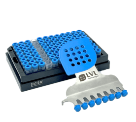 Manual 8-Channel Decapper for Push-Caps, Decaps 8 tubes simultaneously or 1 single tube