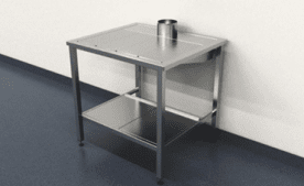 Dragbänk med dragbänksyta djup 500mm x bredd 800mm. Yttermått (bredd x djup x höjd): 1200x 650 x 900mm