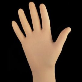 Latex gloves, powder-free , small (6-7), 10 x 100