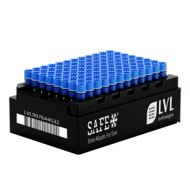 LI 1000 2D rör utan sidokod med skruvkork i rack