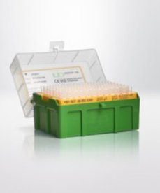 Filter tip PP, premium surface, 0-200μl, 96 pcs/rack, transparent, moulded rings, np premium bio, sterile R, 5760pcs