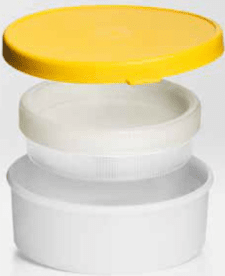 Sputum complete transport system, 24ml, content: inner container PS/PE 08-411-6000 and outer container PP/PE 08-422-1000, 100 pc