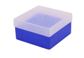 Polypropylene box 75h x 133 x 133 with lid