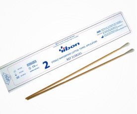 Öronpinne trä Yibon – 15cm m bomull 1 ände 2p steril – 200 st