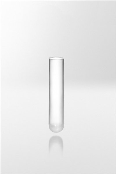 Test tube PP, round bottom, 5ml, Ø13x75 mm, transparent, max. RCF 3.000g, autoclavable, 4000 pcs