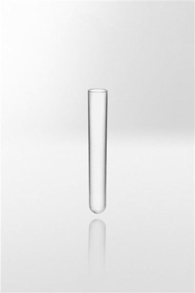 Test tube PP, round bottom, 12ml, Ø16x100 mm, transparent, max. RCF 3.000g, autoclavable , 1200 pcs
