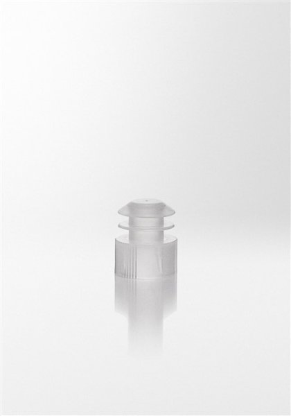 Ribbed plug PE, with high grip, with 2 sealing ribs, Ø16 mm, natural , 10 000 pcs