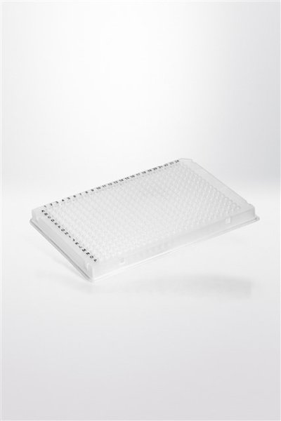 PCR-plate PP, 384x55µl, full-skirted, transparent np pcr ready, max. RCF 6.000g, autocl. up to 121°C , 100pcs