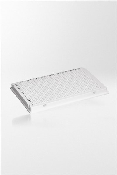 PCR-plate PP, 384x40µl, full-skirted, white, np pcr ready, max. RCF 6.000g, autocl. up to 121°C, 100pcs