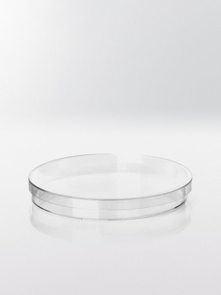 Petri dish PS, Ø90x16,2 mm, with 3 vents, (non slippery / stackable), transparent, sterile R, 480 pcs/pack