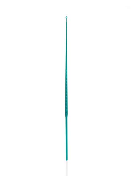 Inoculating loop/needle PS, 1µl, flexible, Ø4x200 mm, 20pcs/peel-pack, light green, np pcr ready, 5000 pcs
