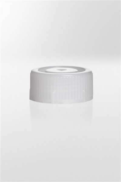 Screw cap HDPE, for mailing container 30x85 mm and 31x126 mm, natural, 500 pcs