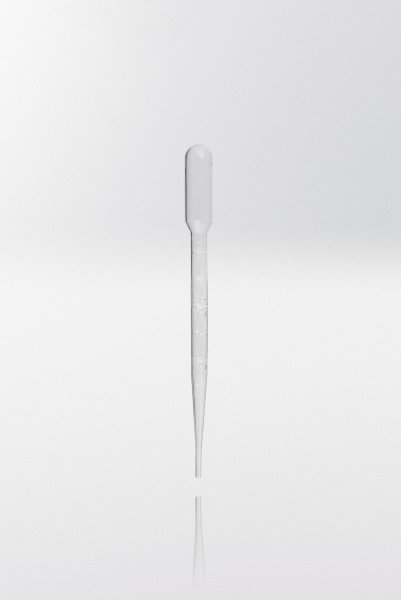 Transfer pipette PE, 3ml, length 150 mm, transparent,, grad. 3000pcs/pack