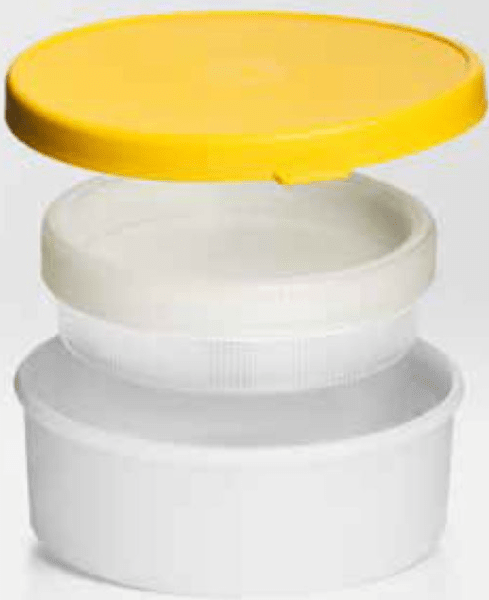 Sputum complete transport system, 24ml, content: inner container PS/PE 08-411-6000 and outer container PP/PE 08-422-1000, 100 pc