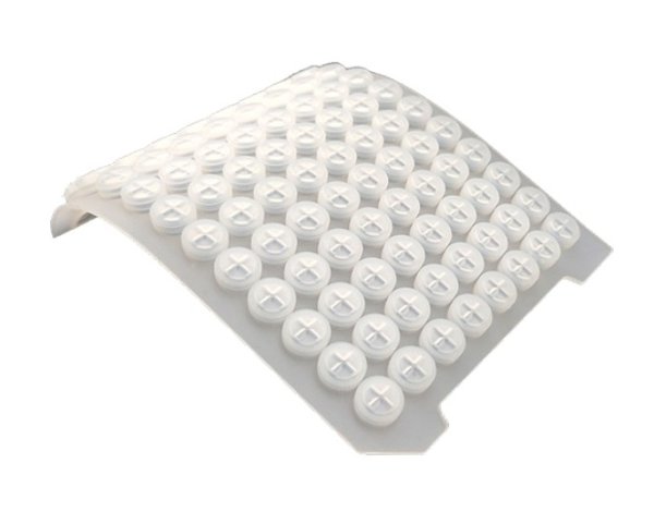 Silicone Mat for 2.0ml 96 Round Well Plate, Pierceable - 50pcs